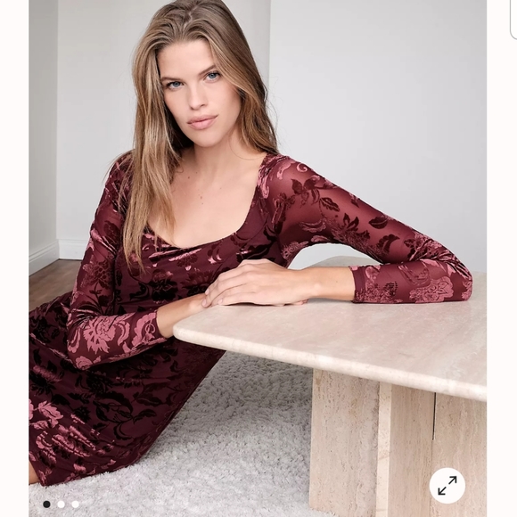 🌹NWT Free People Velvet Slip Dress SOLD - Picture 3 of 3